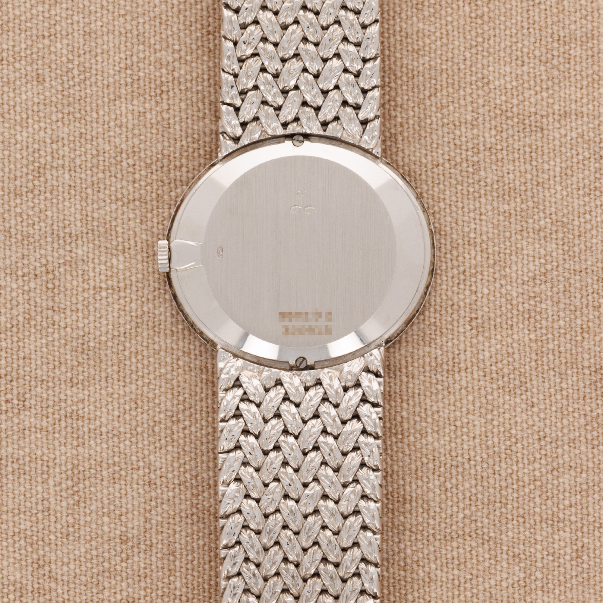 Piaget White Gold Onyx Watch Ref. 9802