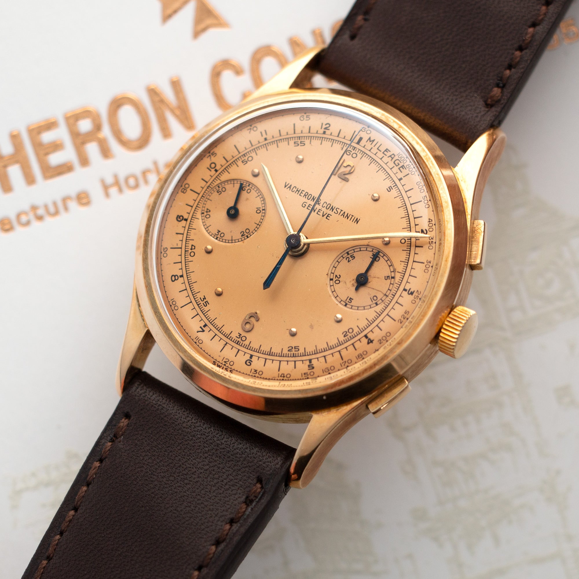 Vacheron Constantin - Vacheron Constantin Yellow Gold Chronograph Watch Ref. 4072 - The Keystone Watches