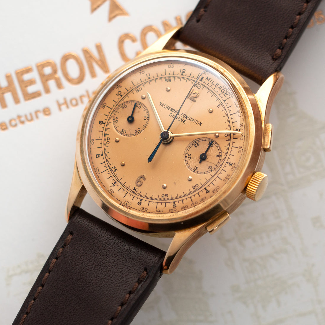 Vacheron Constantin Yellow Gold Chronograph Watch Ref. 4072