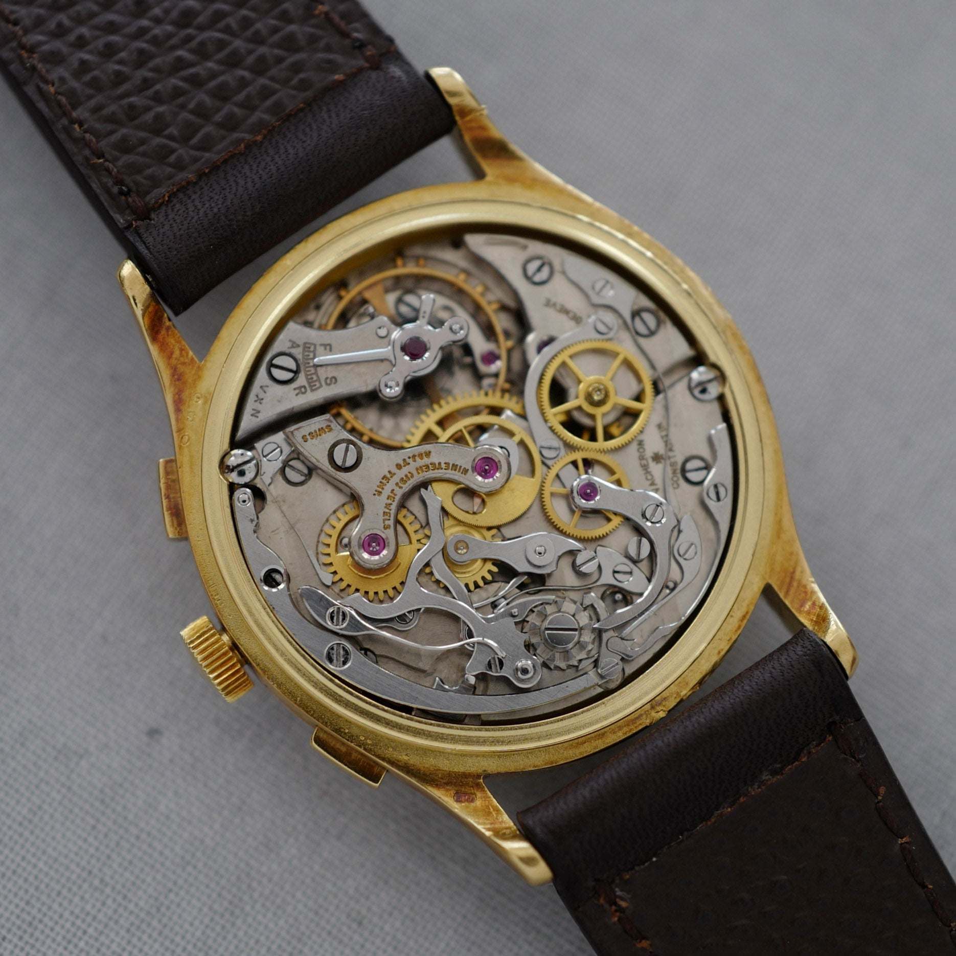 Vacheron Constantin - Vacheron Constantin Yellow Gold Chronograph Watch Ref. 4072 - The Keystone Watches