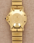 Cartier - Cartier Yellow Gold Santos Watch with Blue Dial - The Keystone Watches