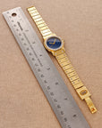 Cartier - Cartier Yellow Gold Santos Watch with Blue Dial - The Keystone Watches