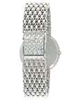 Audemars Piguet - Audemars Piguet White Gold Round Watch with Pave Diamond and Sapphire Dial - The Keystone Watches