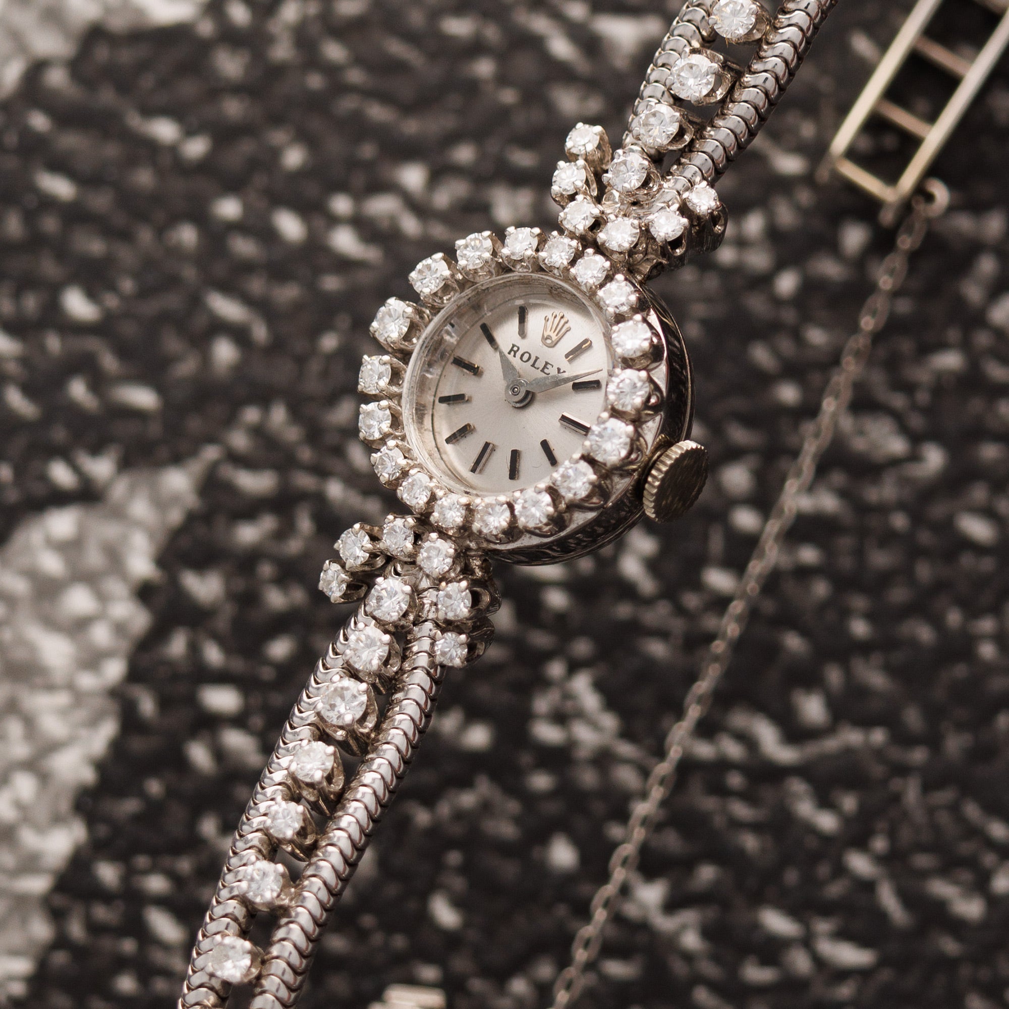 Rolex - Rolex Ladies Vintage White Gold Diamond Watch - The Keystone Watches