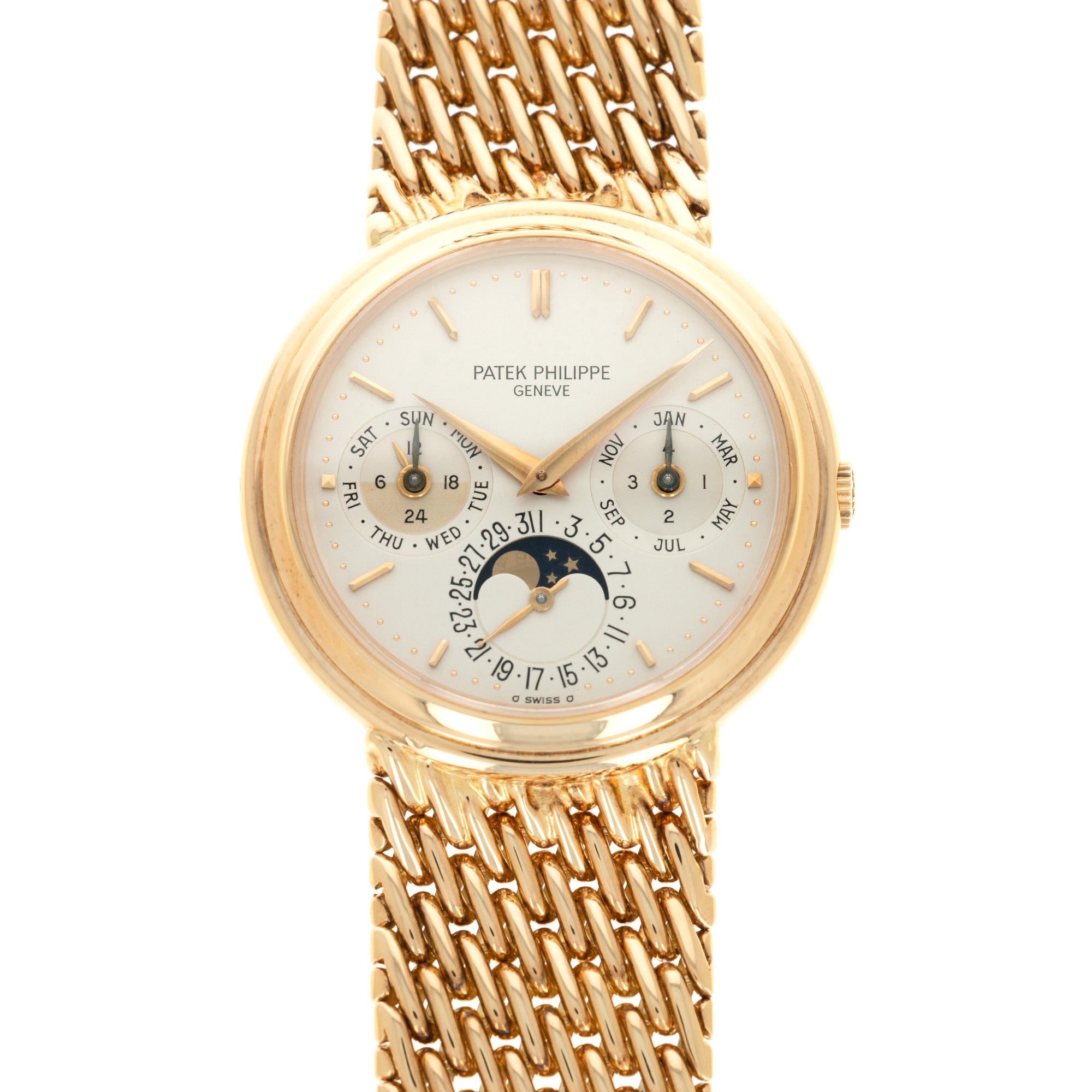 Patek Philippe - Patek Philippe Yellow Gold Perpetual Calendar Ref. 3945 - The Keystone Watches