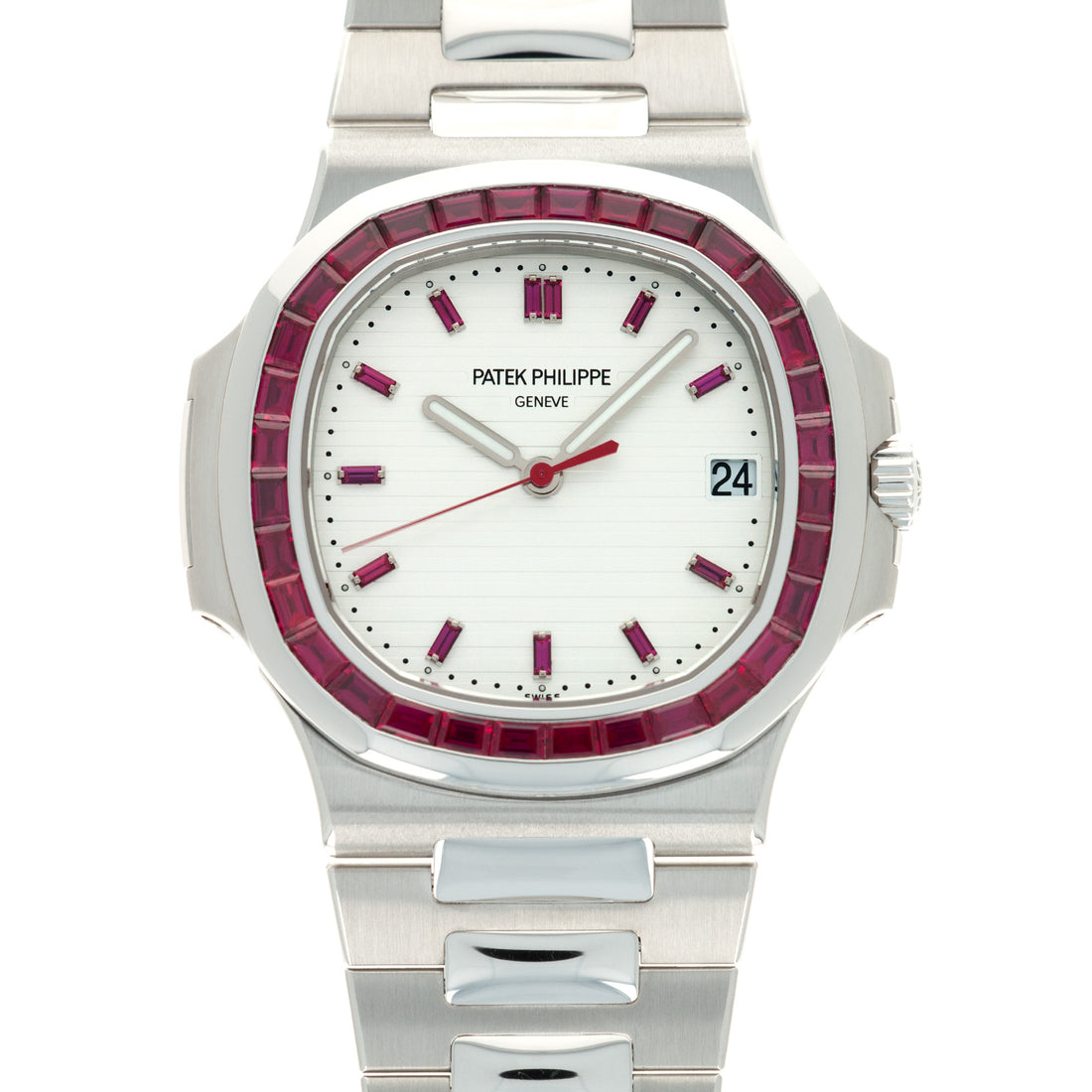 Nautilus Ruby Patek Philippe Nautilus 5711/112P-010 Platinum – The Keystone Watches