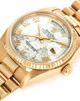 Rolex - Rolex Yellow Gold Day Date Howlite Watch Ref. 18038 - The Keystone Watches