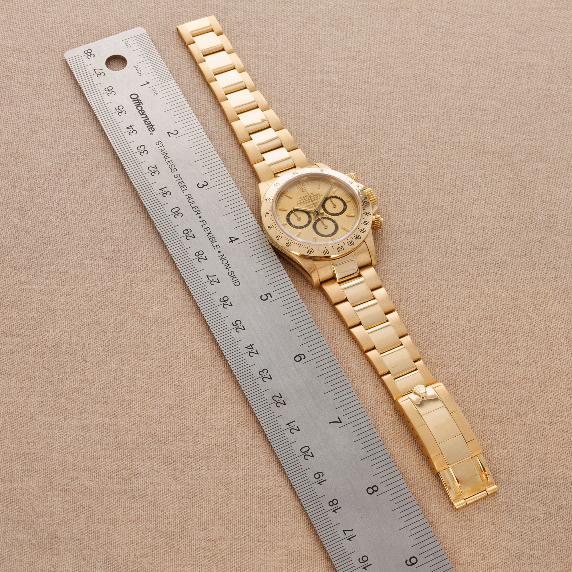 Rolex Yellow Gold Daytona ref. 16528 with Tiffany &amp; Co. Dial