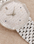 Audemars Piguet White Gold Bracelet Watch with Diamond Dial