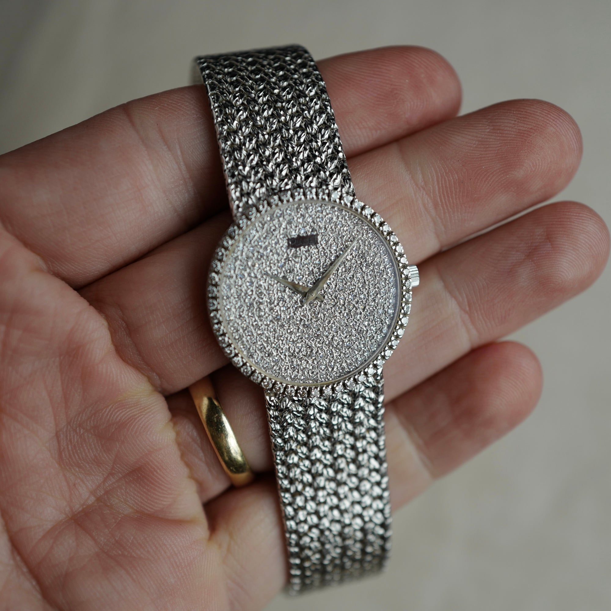 Piaget - Piaget White Gold Bracelet Watch with Diamond Bezel and Dial - The Keystone Watches