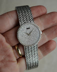 Piaget - Piaget White Gold Bracelet Watch with Diamond Bezel and Dial - The Keystone Watches