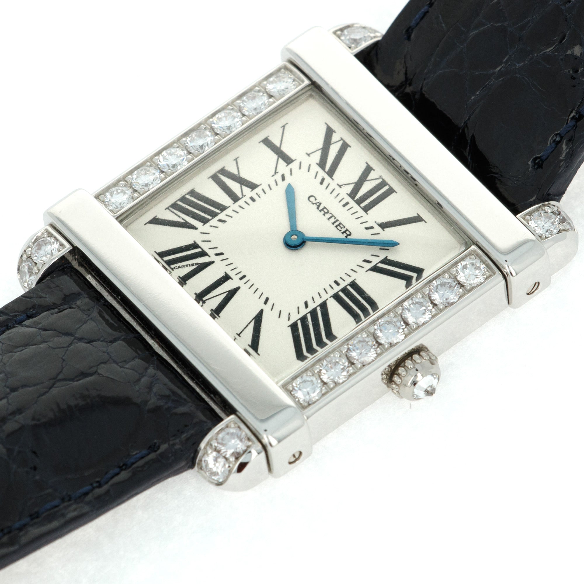 Cartier - Cartier Platinum and Diamond Tank Chinoise Ref. 2685 - The Keystone Watches