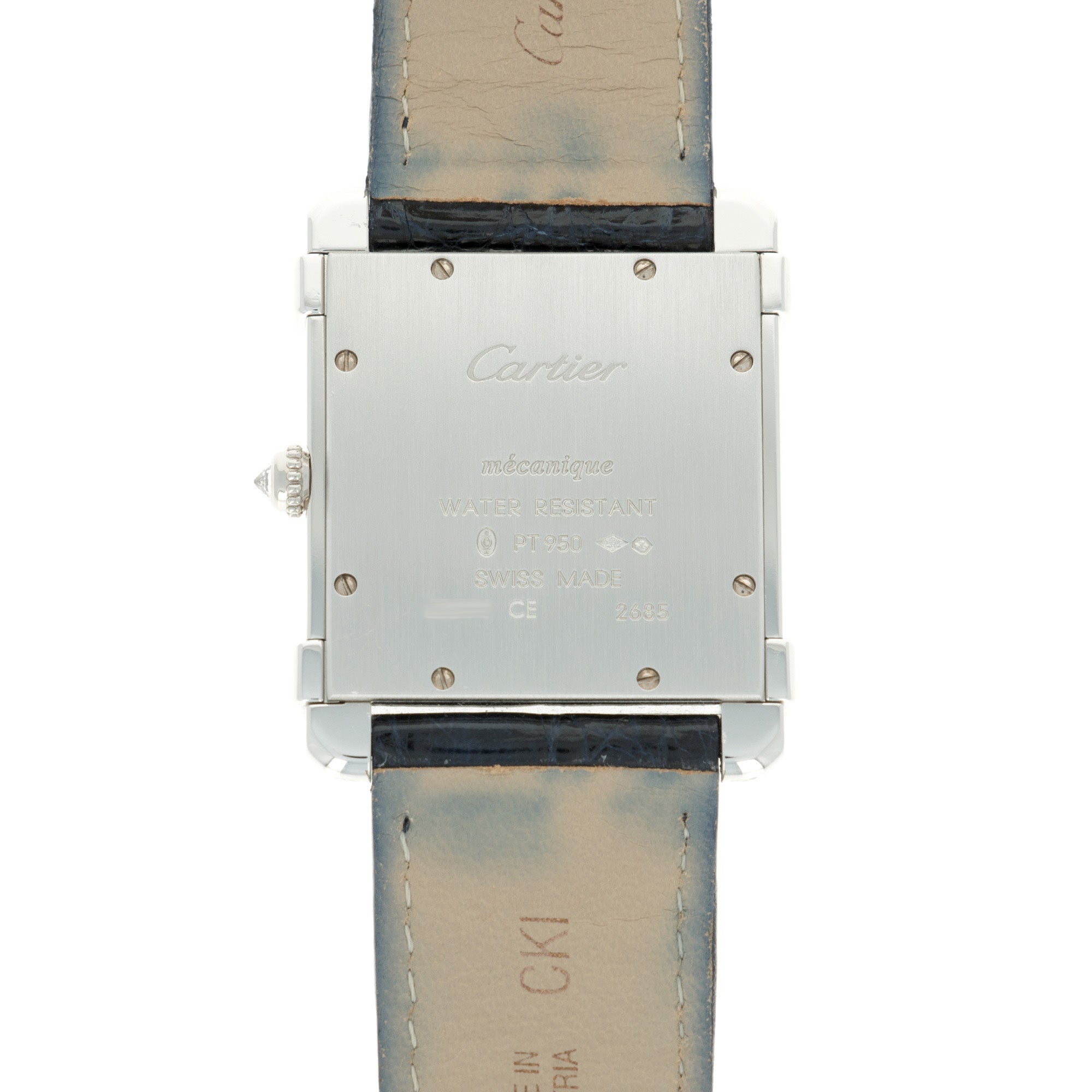 Cartier - Cartier Platinum and Diamond Tank Chinoise Ref. 2685 - The Keystone Watches