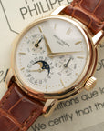 Patek Philippe - Patek Philippe Yellow Gold Perpetual Calendar Minute Repeater Watch Ref. 3974 - The Keystone Watches