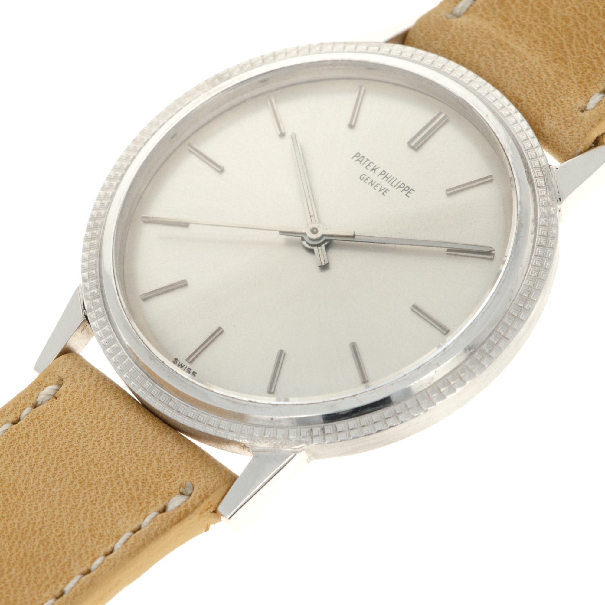 Patek Philippe - Patek Philippe White Gold Backwind Calatrava Ref. 3569 - The Keystone Watches