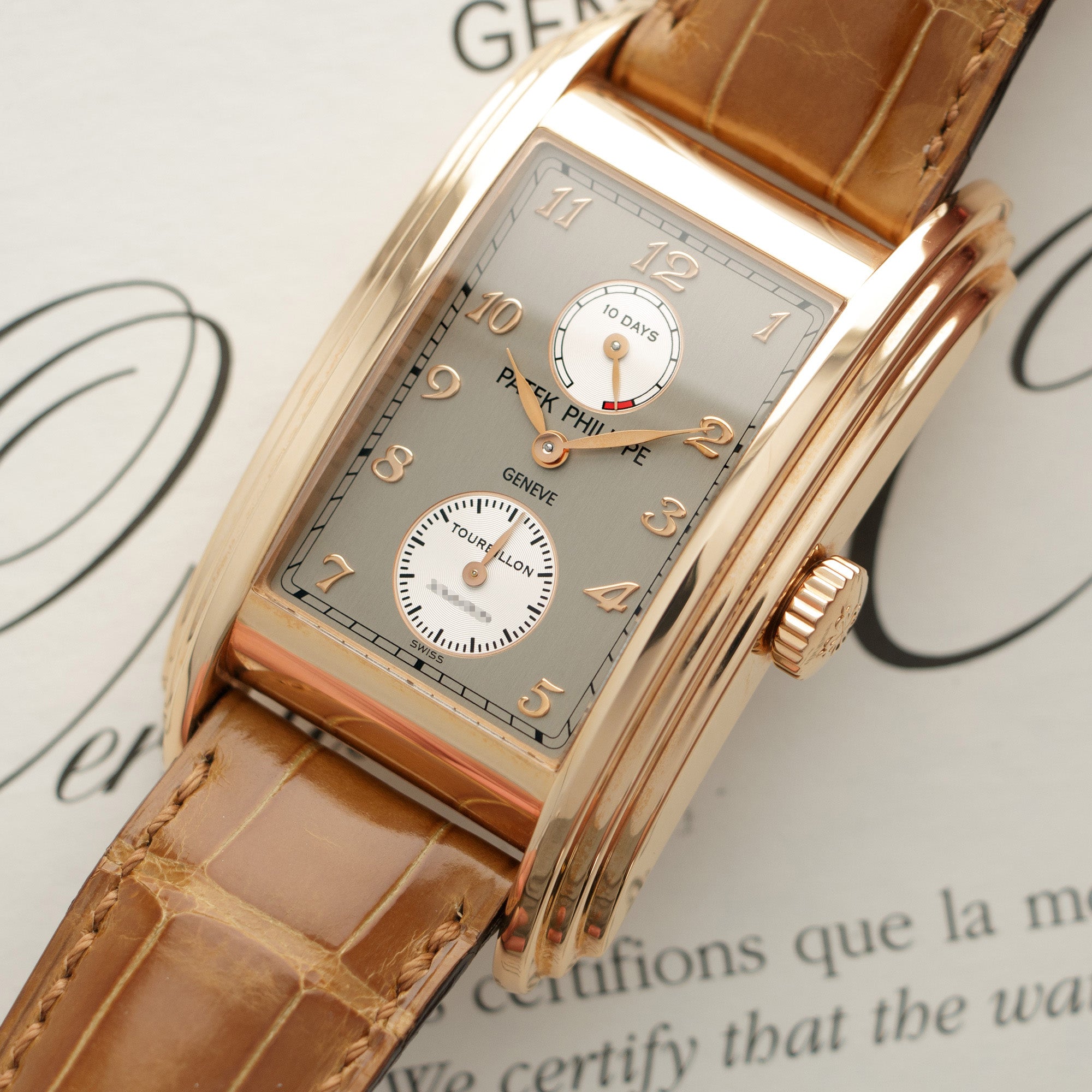 Patek Philippe - Patek Philippe Rose Gold 10-Day Tourbillon Watch Ref. 5101 - The Keystone Watches