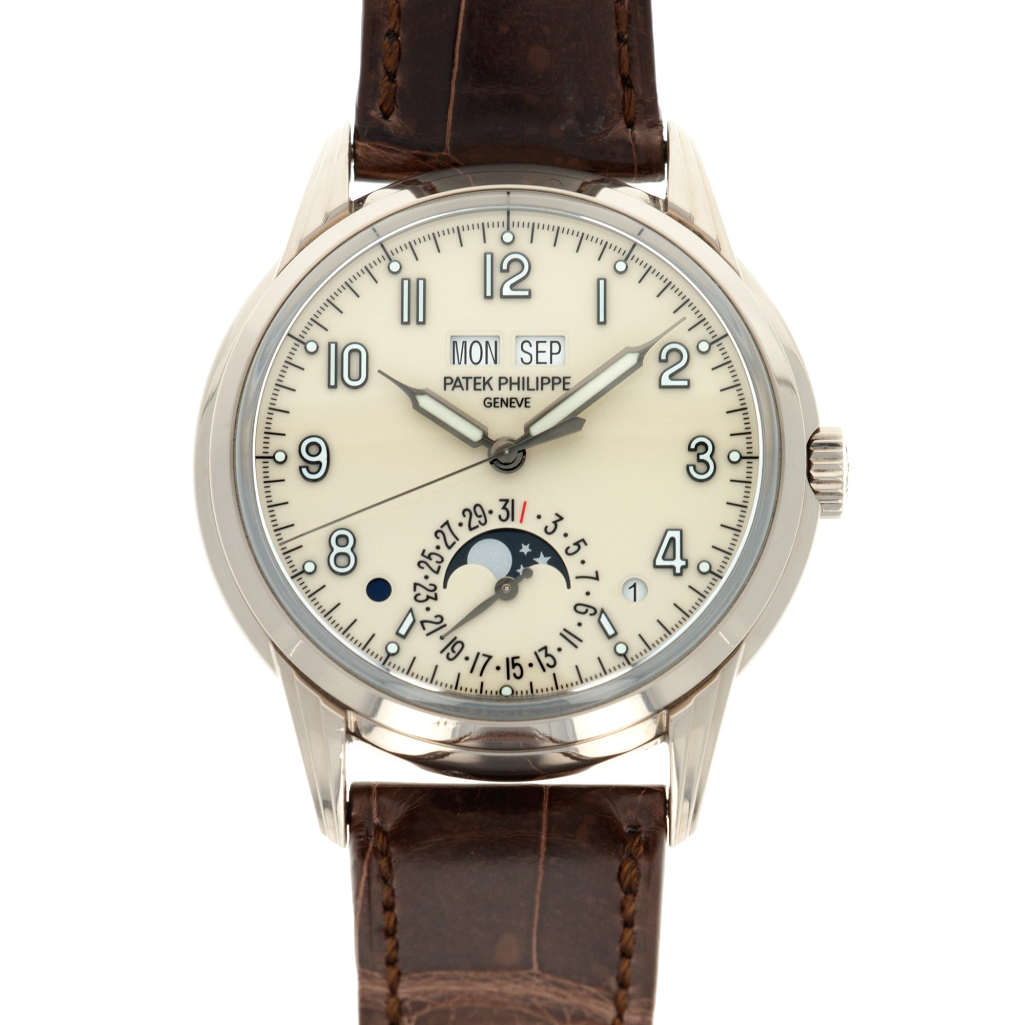 Patek Philippe - Patek Philippe White Gold Perpetual Calendar Watch Ref. 5320 - The Keystone Watches