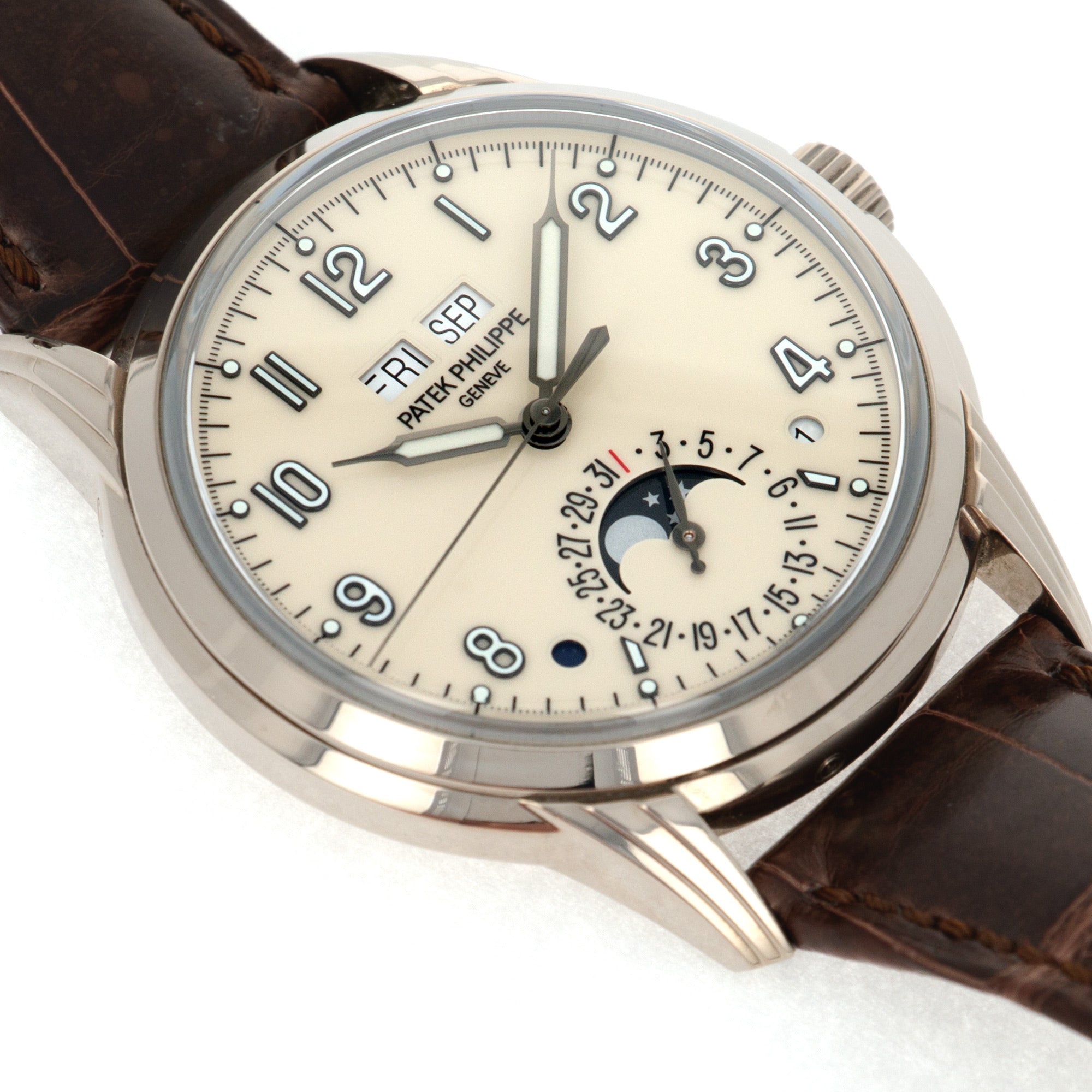 Patek Philippe - Patek Philippe White Gold Perpetual Calendar Watch Ref. 5320 - The Keystone Watches