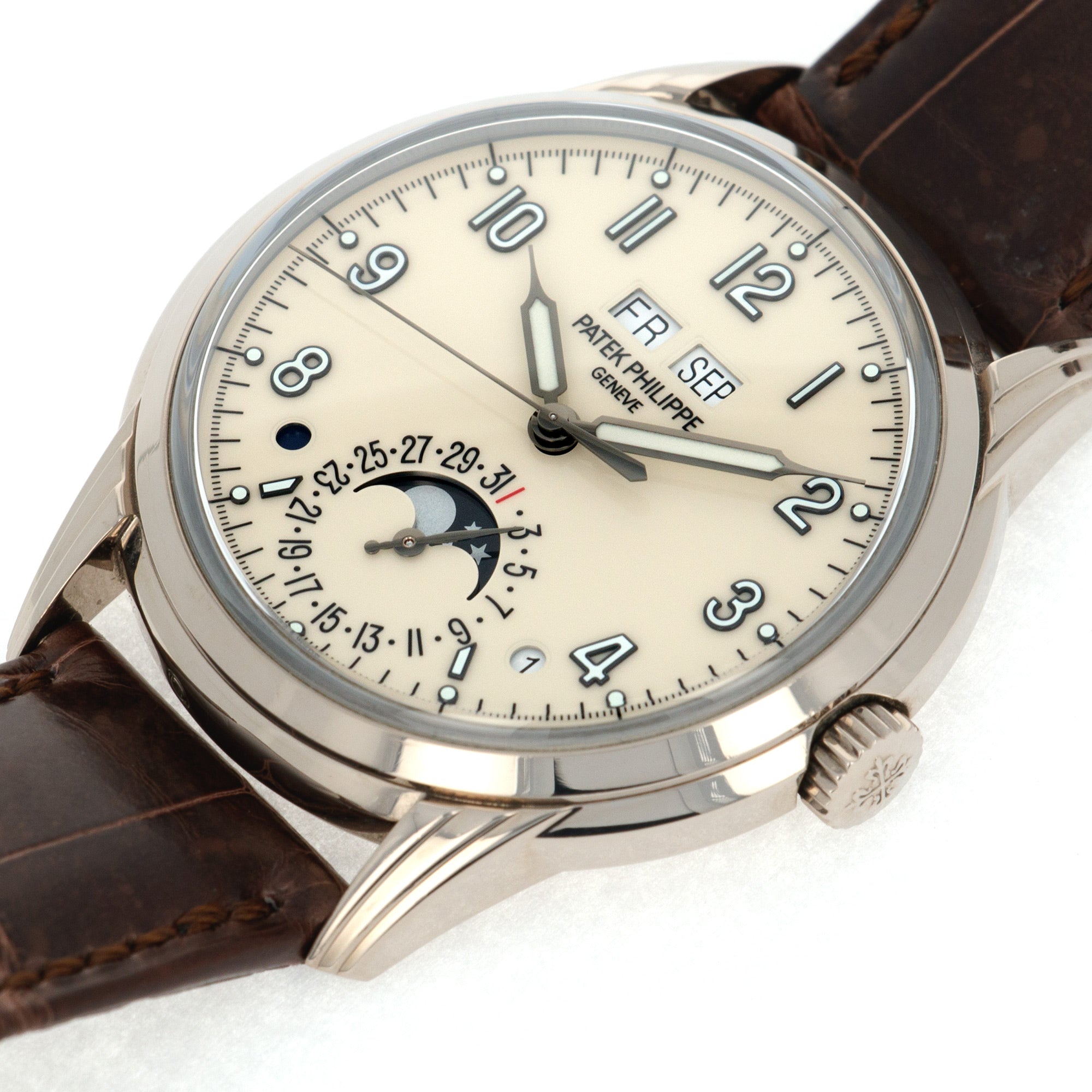 Patek Philippe - Patek Philippe White Gold Perpetual Calendar Watch Ref. 5320 - The Keystone Watches