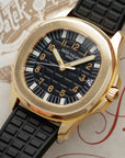 Patek Philippe - Patek Philippe Yellow Gold Jumbo Aquanaut Watch Ref. 5065 - The Keystone Watches