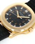 Patek Philippe - Patek Philippe Yellow Gold Jumbo Aquanaut Watch Ref. 5065 - The Keystone Watches