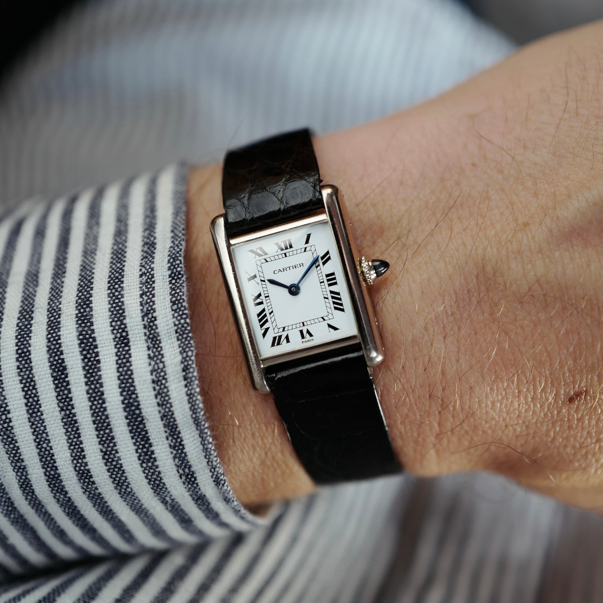 Cartier - Cartier White Gold Tank Louis - The Keystone Watches