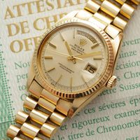 Rolex Yellow Gold Day-Date Ref. 1803 with Original Paperwork