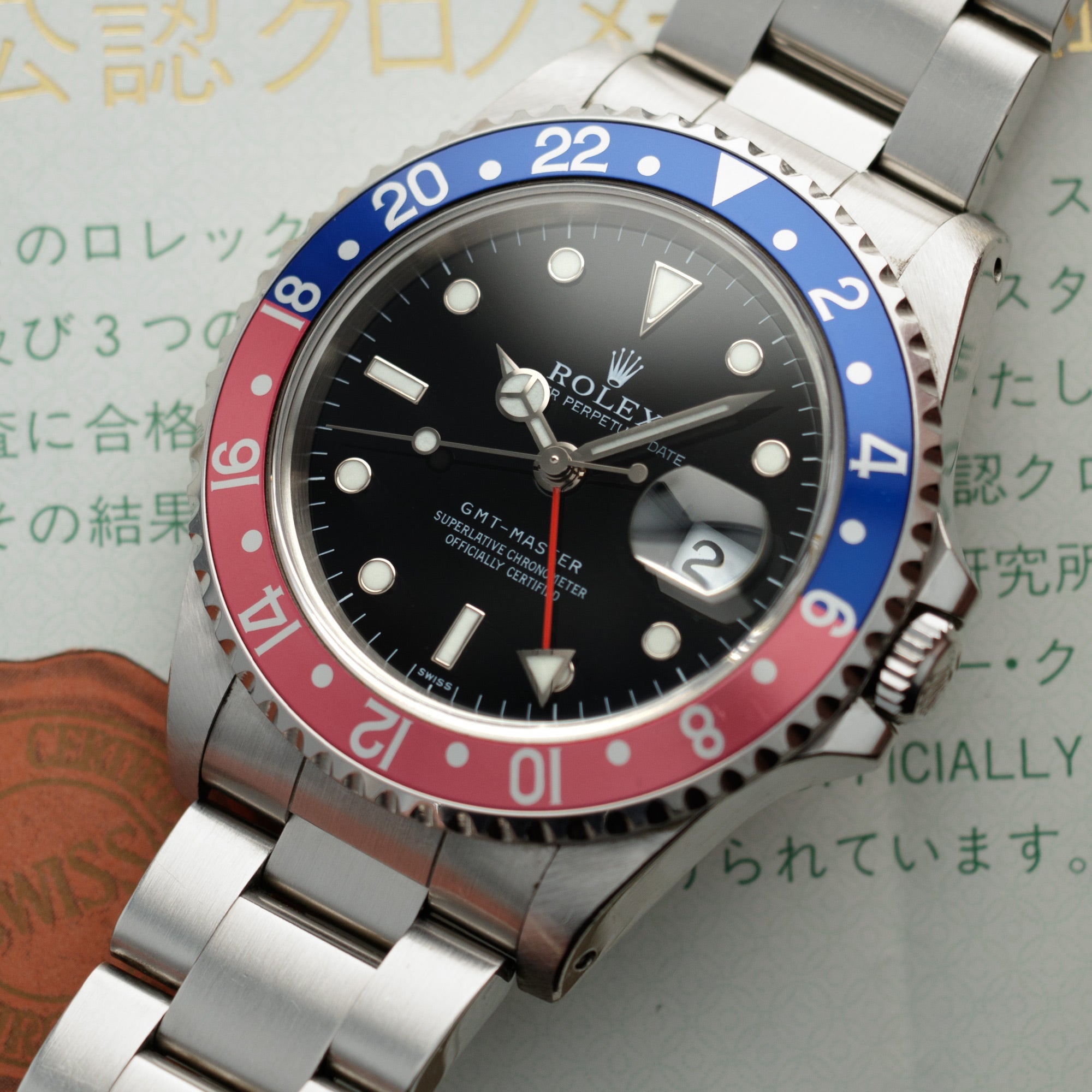 Rolex - Rolex Steel Pepsi GMT-Master Ref. 16700 with Original Warranty - The Keystone Watches