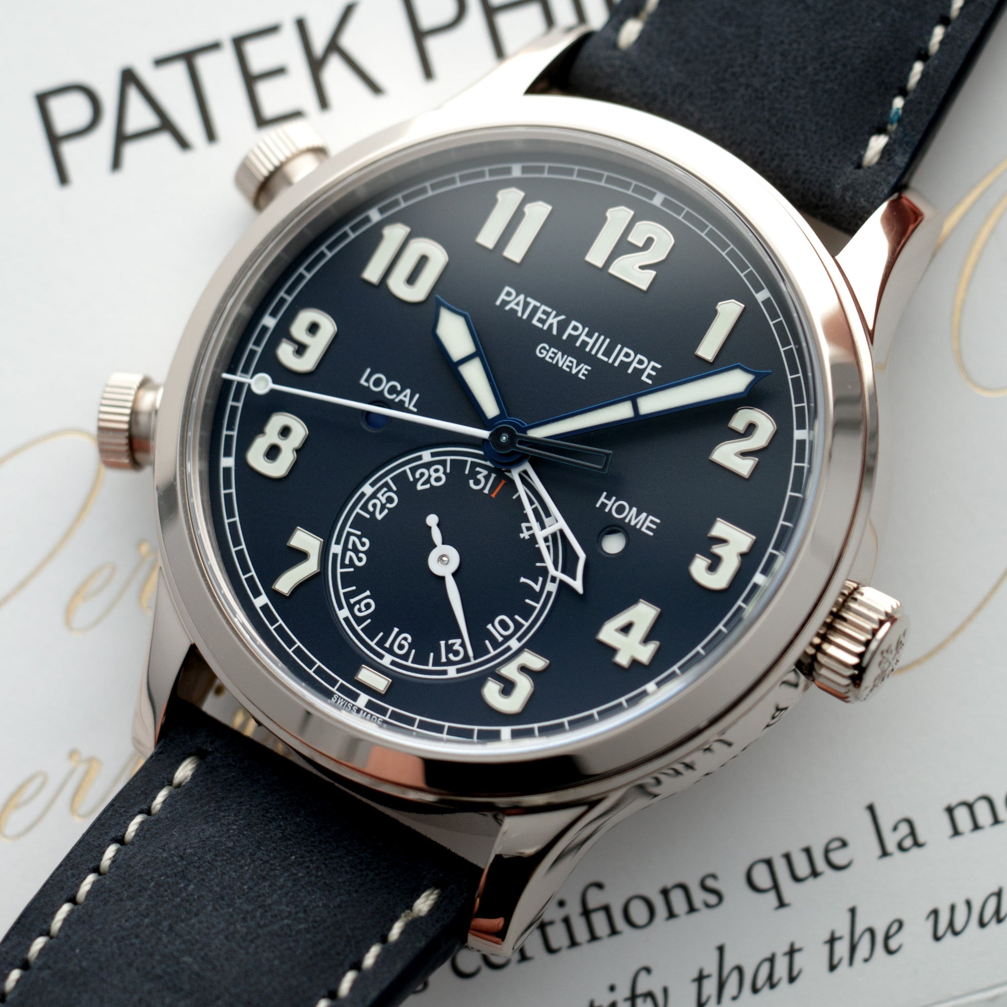 Patek Philippe - Patek Philippe Calatrava Pilot Travel Time Ref. 5524G - The Keystone Watches