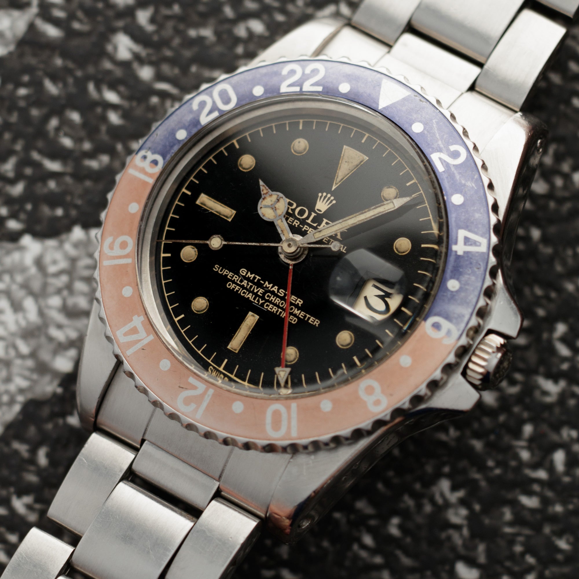 Rolex - Rolex Steel Gilt Underline Dial GMT-Master Ref. 1675 - The Keystone Watches