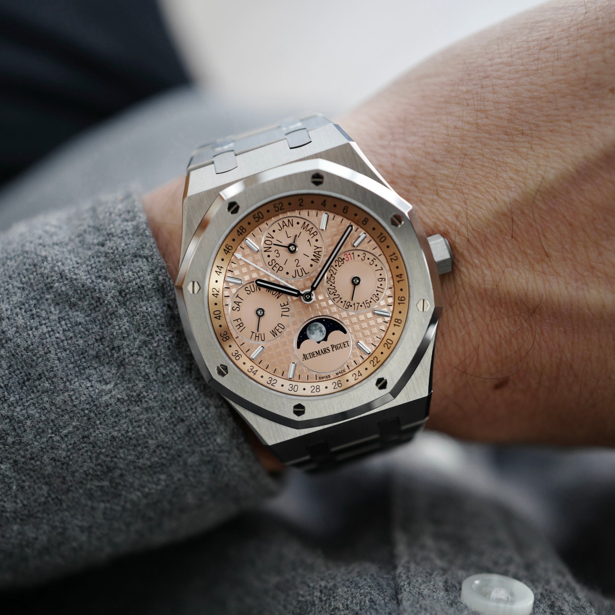 Audemars Piguet - Audemars Piguet Titanium Royal Oak Perpetual Calendar Ref. 26615 - The Keystone Watches