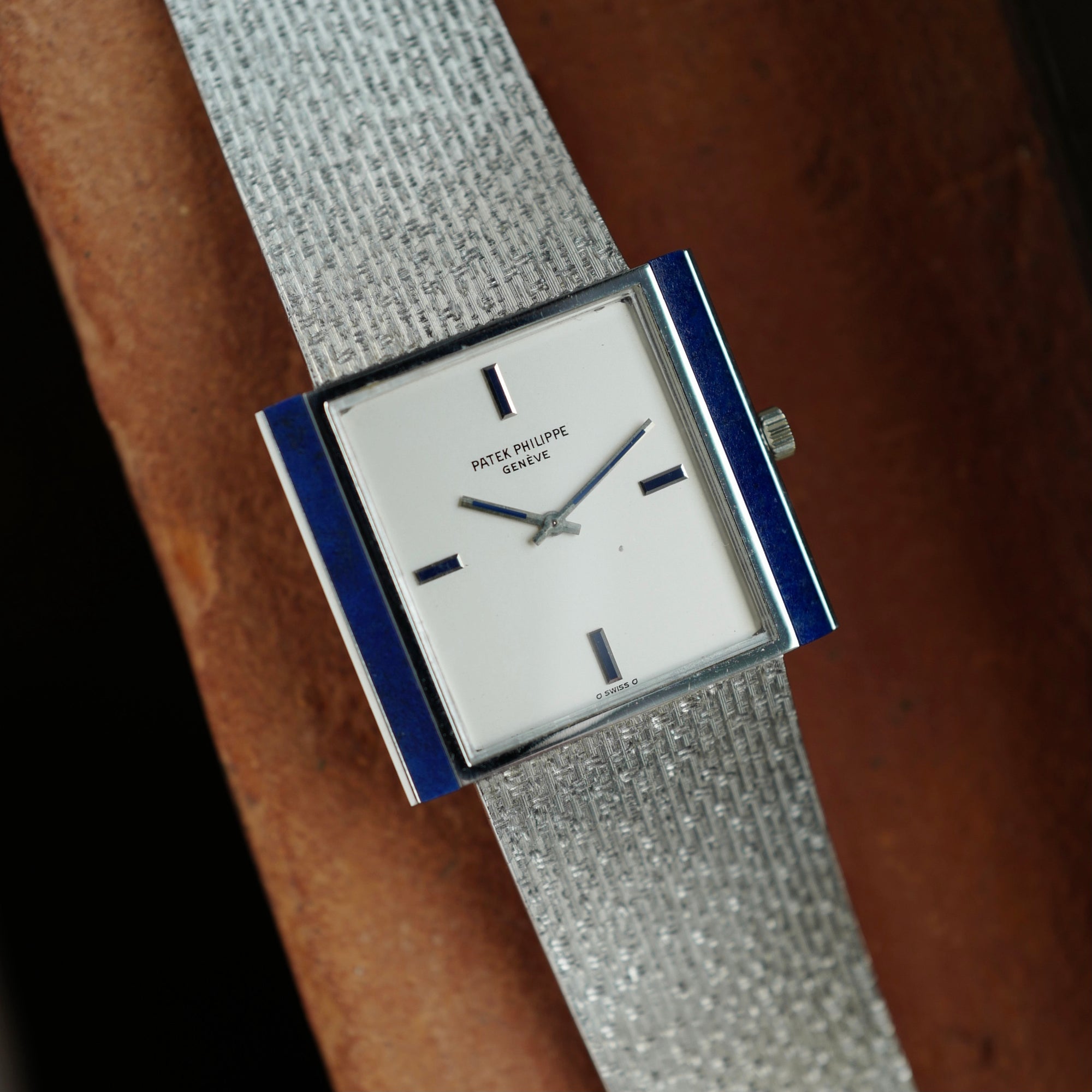 Patek Philippe - Patek Philippe White Gold Lapis Watch Ref. 3578 - The Keystone Watches