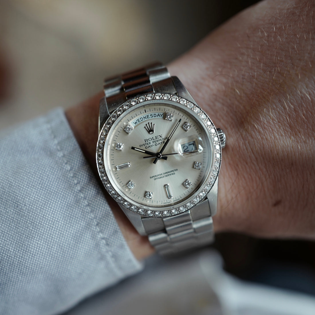 Rolex Day Date 18346 Platinum The Keystone Watches