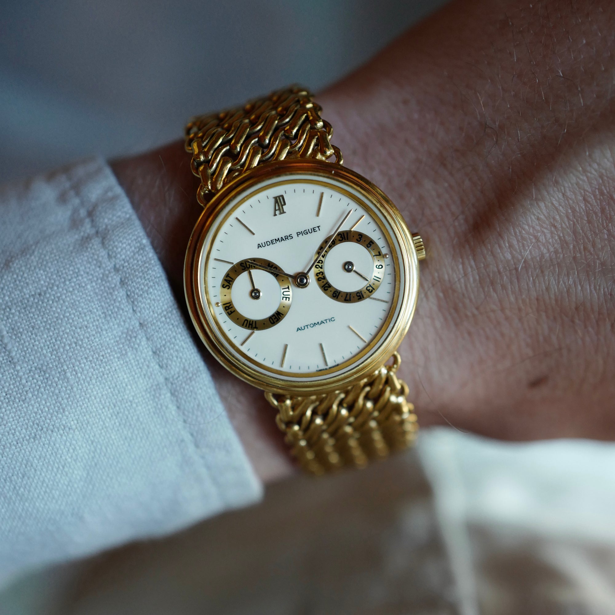 Audemars Piguet - Audemars Piguet Yellow Gold Day-Date Watch Ref. 25574 - The Keystone Watches