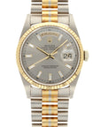 Rolex - Rolex Tridor Day-Date Ref. 18239 with Baguette Diamond Dial - The Keystone Watches