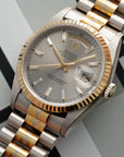 Rolex - Rolex Tridor Day-Date Ref. 18239 with Baguette Diamond Dial - The Keystone Watches