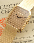 Patek Philippe - Patek Philippe Yellow Gold Bracelet Watch Ref. 3860 with Box and Papers - The Keystone Watches