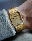 Patek Philippe - Patek Philippe Yellow Gold Bracelet Watch Ref. 3860 with Box and Papers - The Keystone Watches