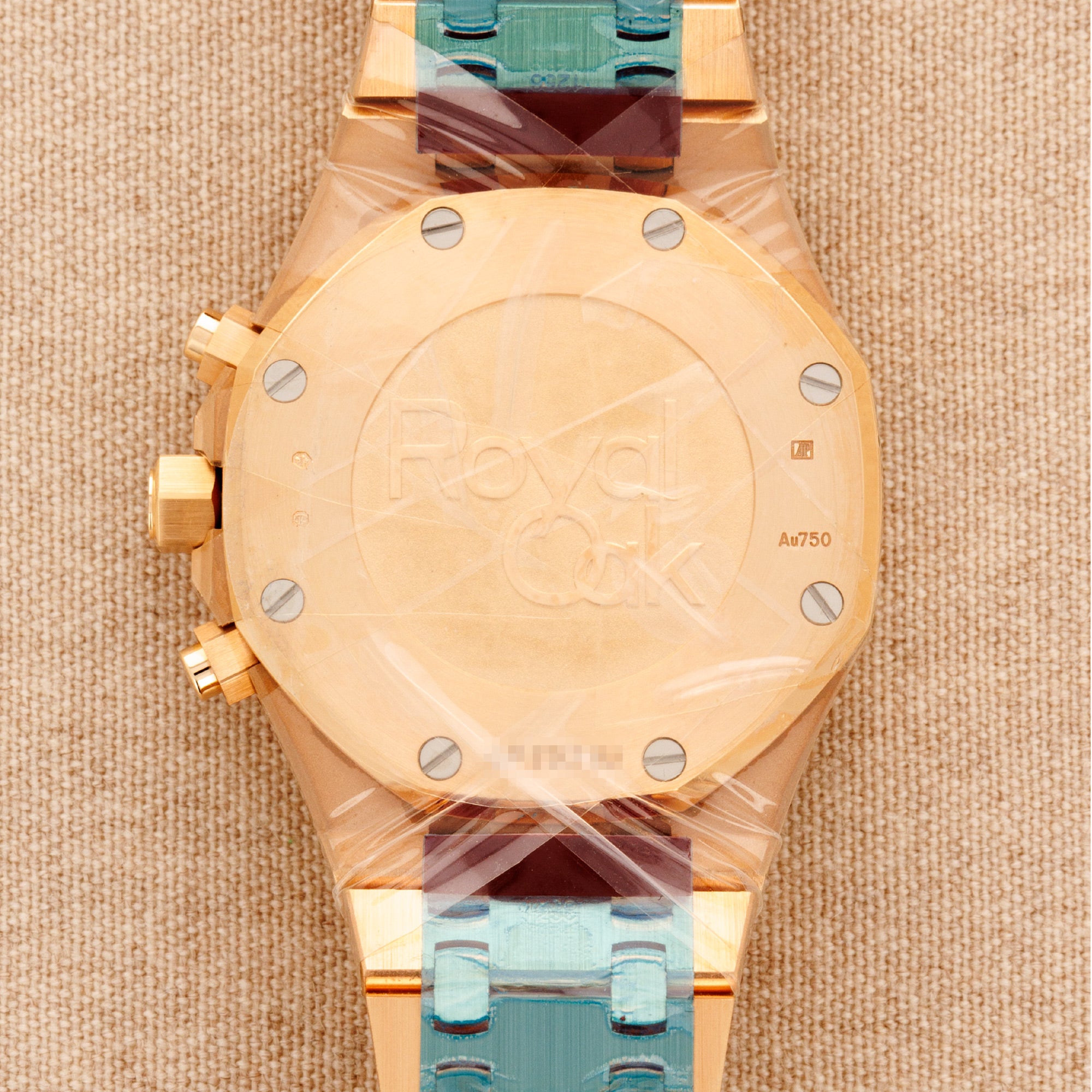 Audemars Piguet Rose Gold Royal Oak Chrono Diamond Watch Ref. 26315