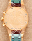 Audemars Piguet Rose Gold Royal Oak Chrono Diamond Watch Ref. 26315