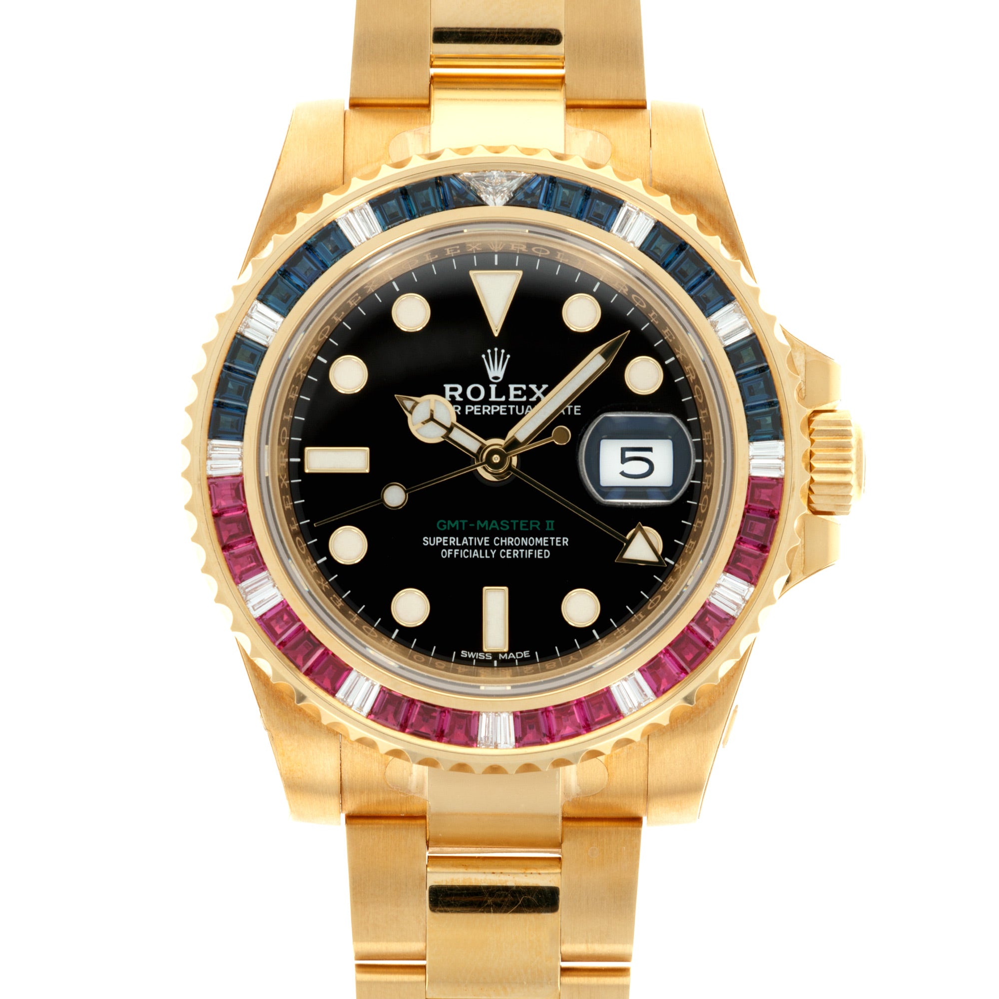 Rolex - Rolex Yellow Gold GMT-Master SARU Watch Ref. 116748 with Stickers - The Keystone Watches