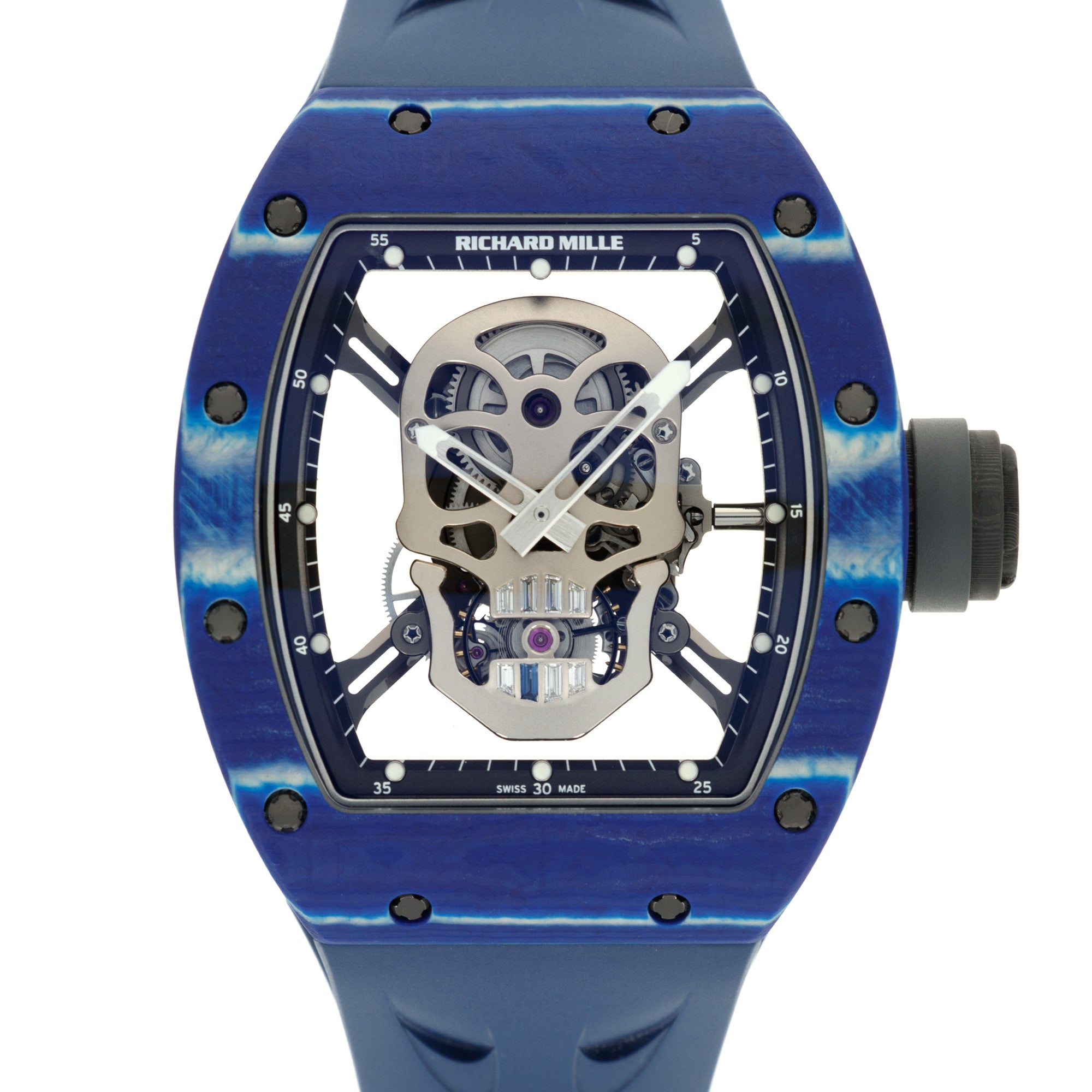 Richard Mille - Richard Mille Blue Skull Tourbillon RM52-01 - The Keystone Watches