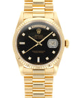 Rolex - Rolex Yellow Gold Day-Date Ref. 18238 with Diamond Markers - The Keystone Watches