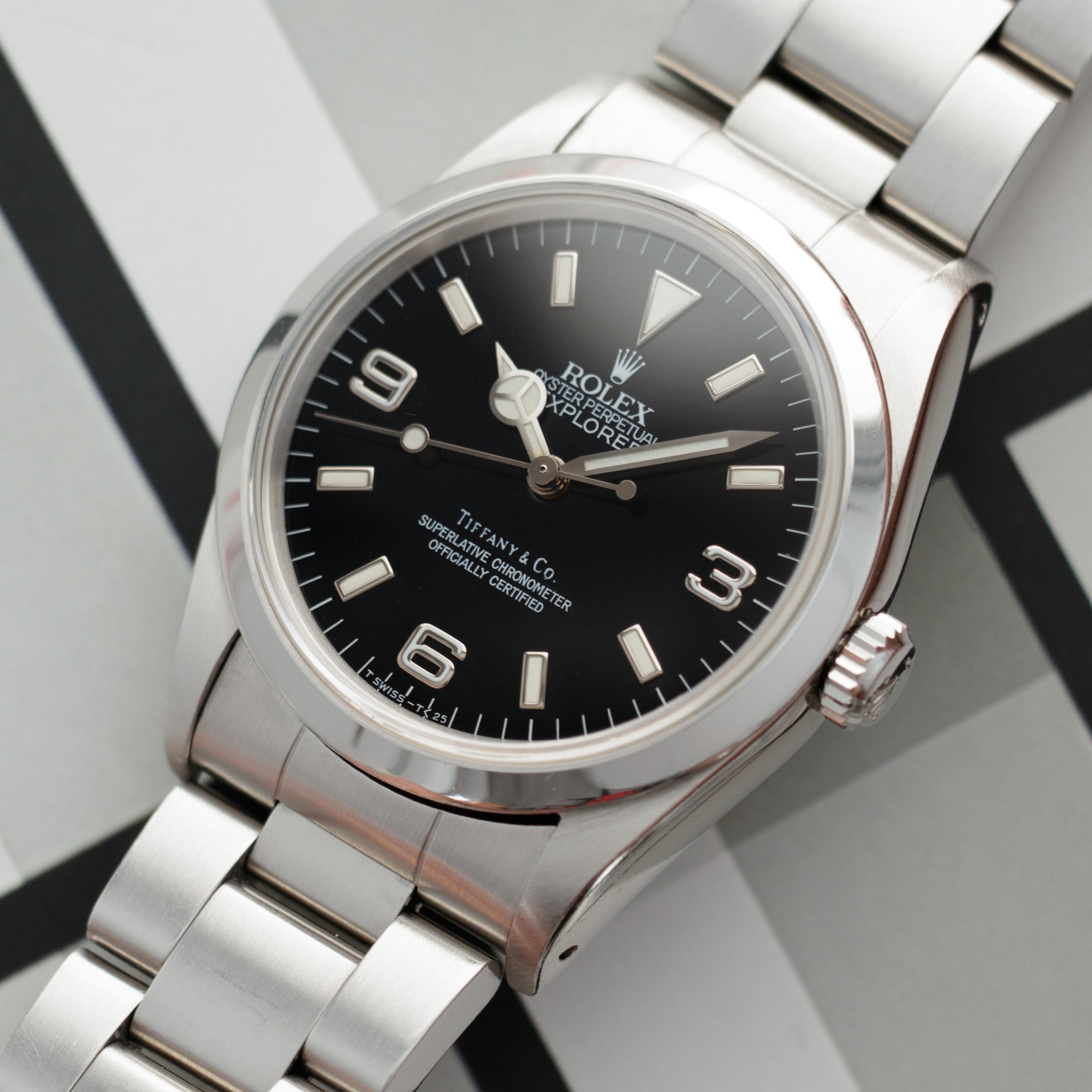 Rolex - Rolex Steel Explorer Ref. 14270 Retailed by Tiffany &amp; Co. - The Keystone Watches
