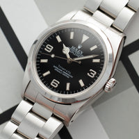 Rolex Steel Explorer Ref. 14270 Retailed by Tiffany & Co.