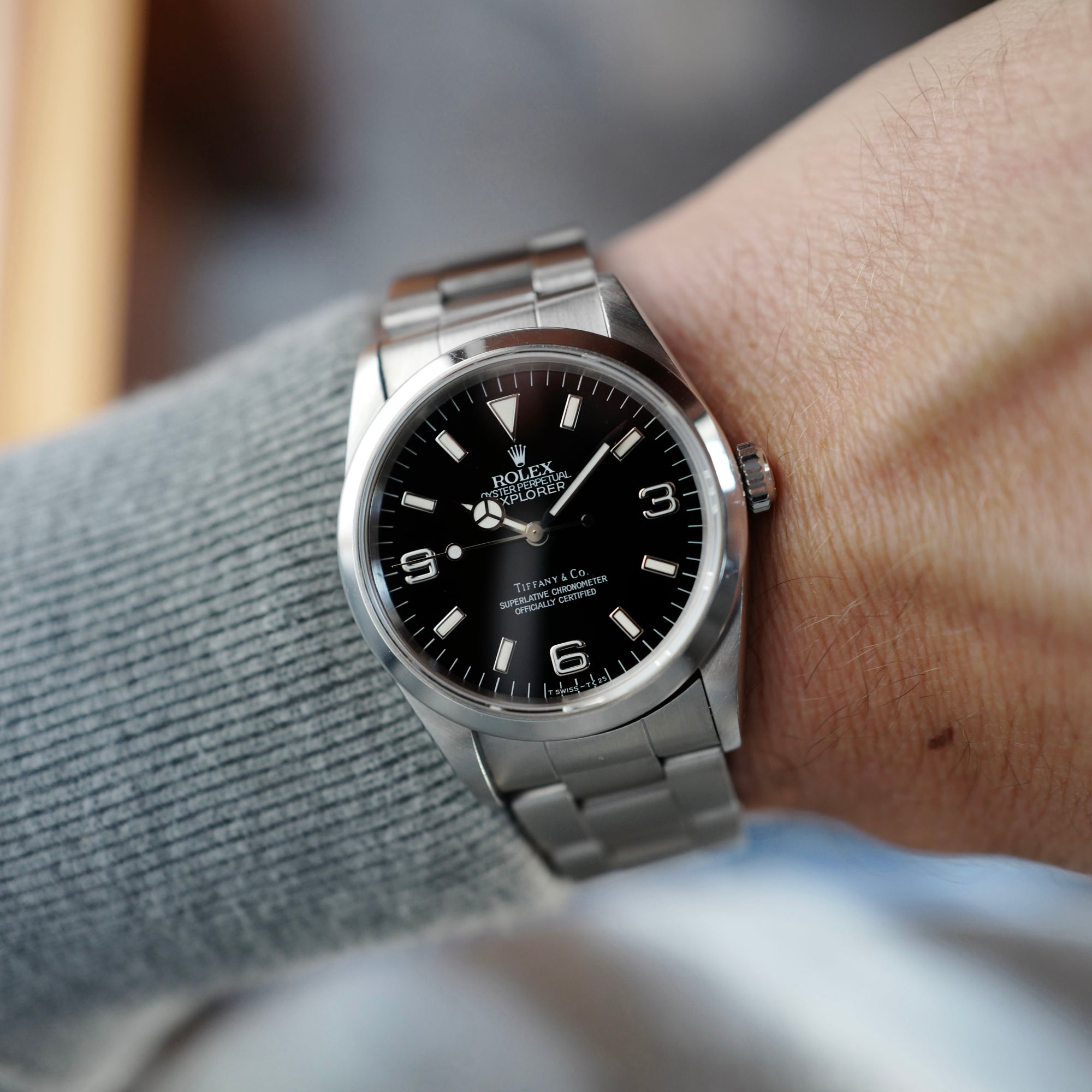 Rolex - Rolex Steel Explorer Ref. 14270 Retailed by Tiffany &amp; Co. - The Keystone Watches
