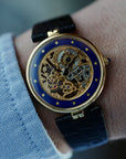 Patek Philippe - Patek Philippe Yellow Gold Skeletonized Enamel Watch Ref. 3885 - The Keystone Watches