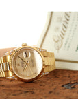 Rolex Yellow Gold Day-Date Mother of Pearl Diamond Ref. 118338