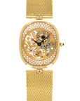 Patek Philippe Yellow Gold and Diamond Skeleton Watch Ref. 3881