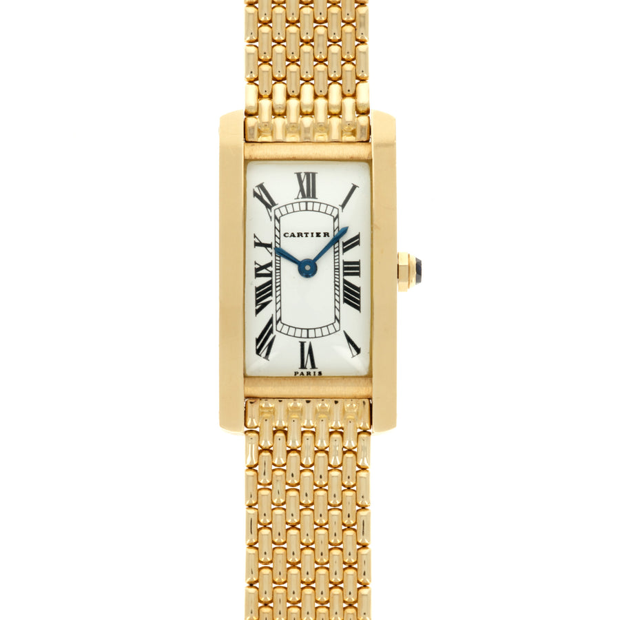 Cartier Yellow Gold Tank Cintree Watch